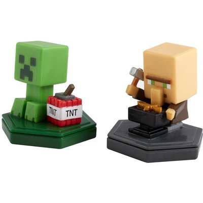 Набір фігурок Mattel Minecraft Earth Коваль і Кріпер-добувач GKT41/GMD15 фото