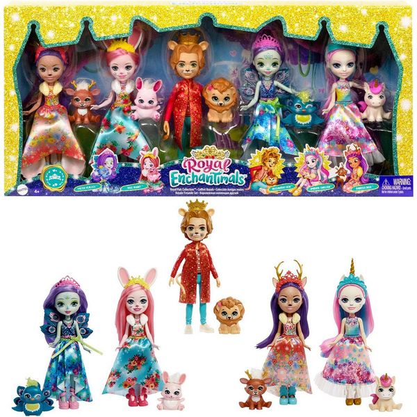 Ігровий набір Королівські друзі 5 ляльок Enchantimals Royal GYN58 GYN58 фото
