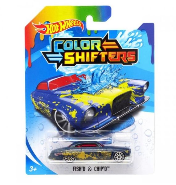 Машинка HotWheels що змінює колір Fish'd&Chipd BBR15 / BHR31 BHR31 фото