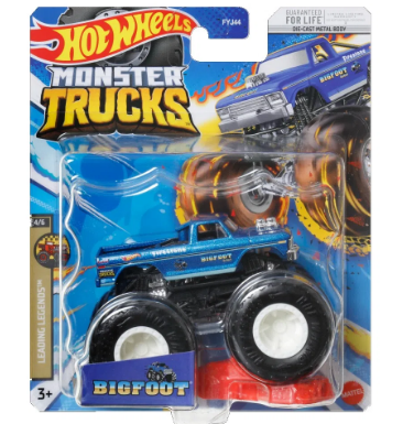 Базова машинка-позашляховик HotWheels Monster Trucks 1:64 Bigfoot FYJ44-HLR92 HLR92 фото