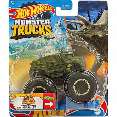 Базова машинка-позашляховик HotWheels Monster Trucks Triceratops FYJ44-HCP44 HCP44 фото
