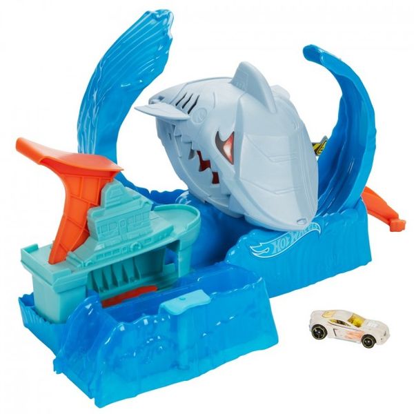 Ігровий набір Голодна Акула-робот серії Зміни колір HotWheels GJL12 фото